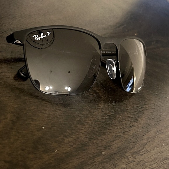 RayBan 3686 Chromance Polarized - Matte Black with Dark Grey Lenses - Picture 4 of 13